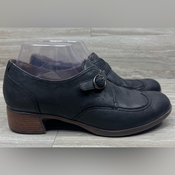 Dansko Shoes - Dansko Livie Slip On Burnished Leather Saddle Loafer Women's Size 38